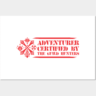 Certified Adventurer RED Posters and Art